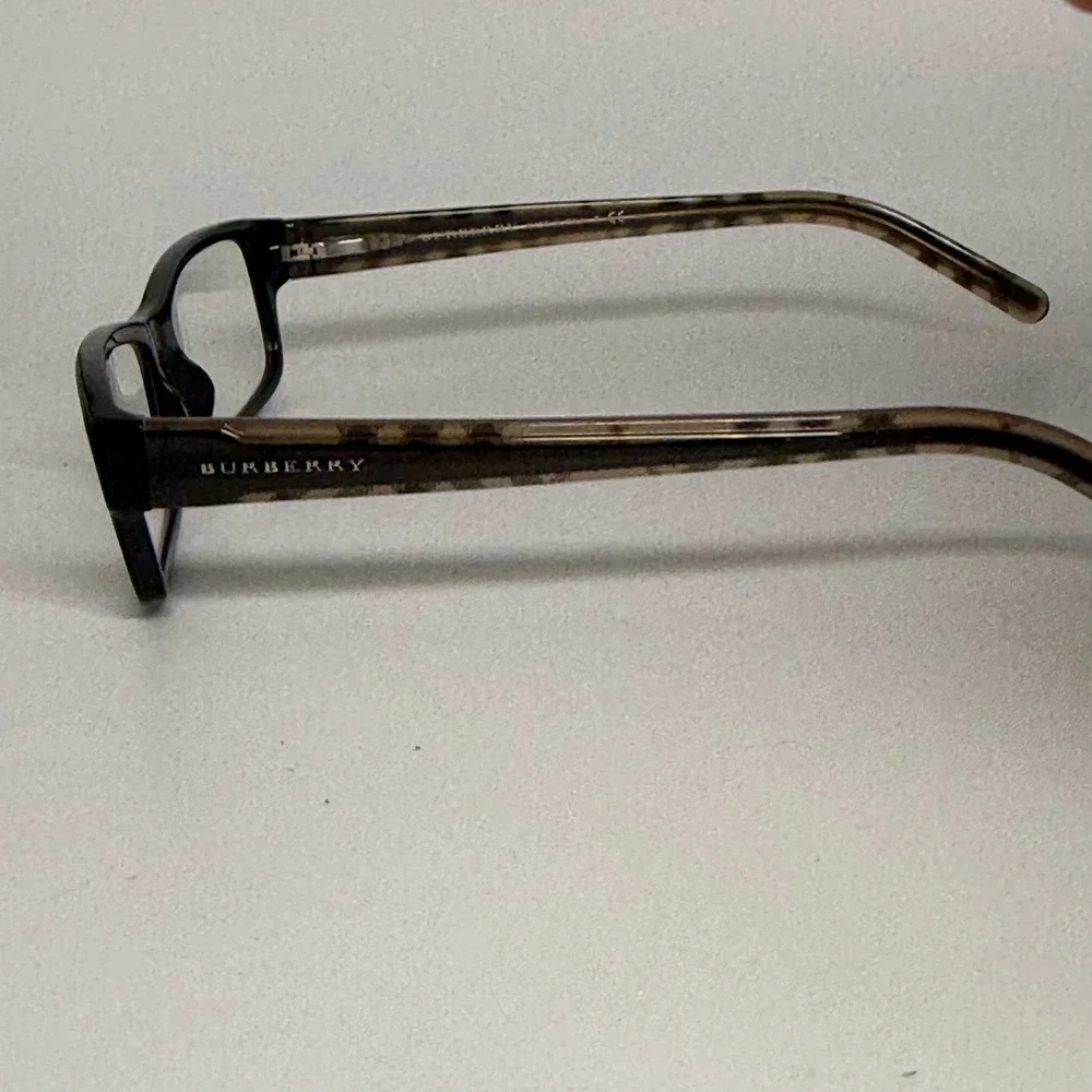 Burberry B 2066 3177 Black Tortoise Rectangular Eyeglasses Frames 54-17-140